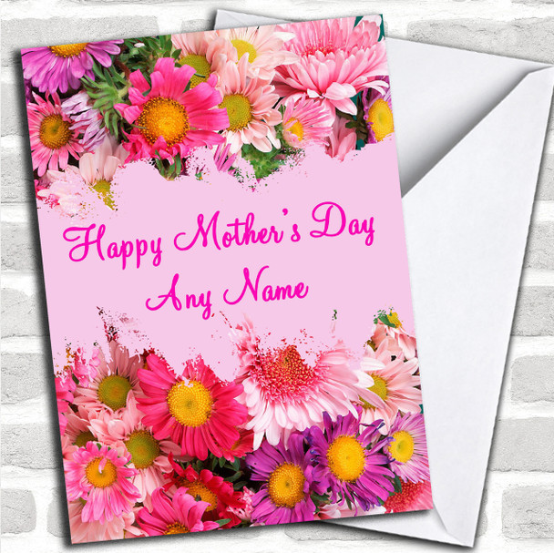 Spray Of Flowers Personalized Mother's Day Card