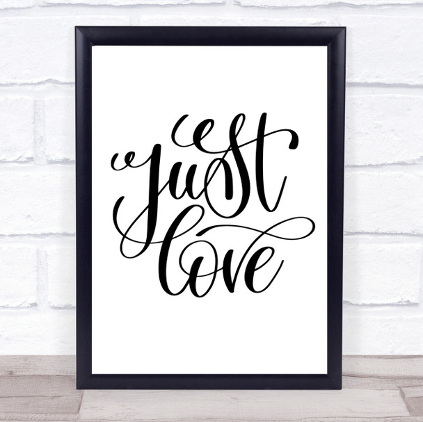 Love Swirl Quote Print Poster Typography Word Art Picture Love Swirl Quote Print Poster Typography Word Art Picture