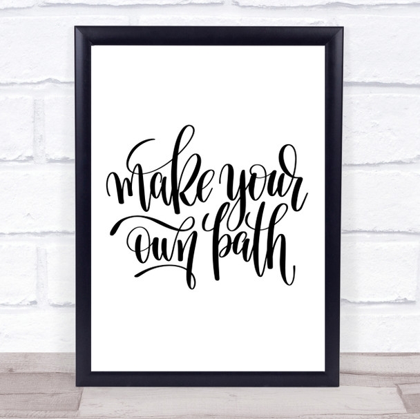 Make Your Own Quote Print Poster Typography Word Art Picture