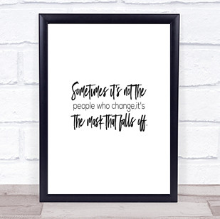 People Who Change Quote Print Poster Typography Word Art Picture