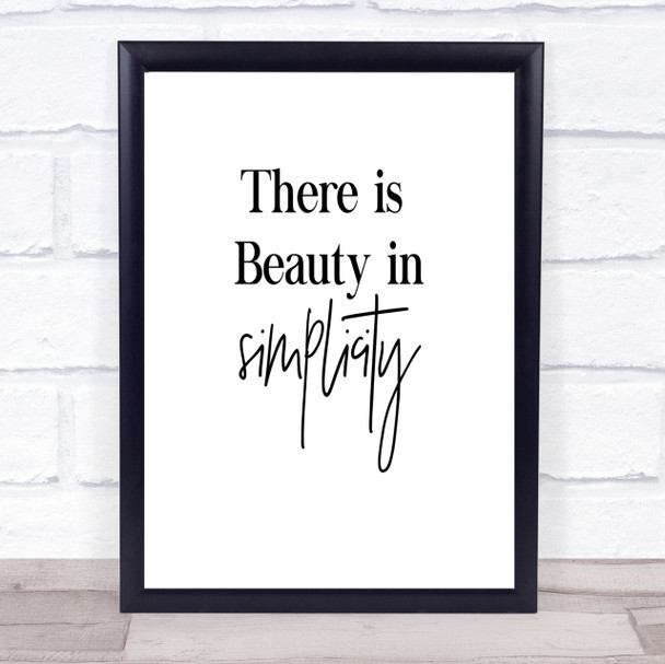 There Is Beauty Quote Print Poster Typography Word Art Picture