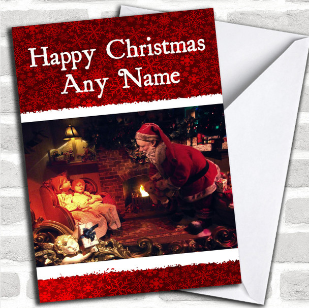 Secret Santa Christmas Card Personalized