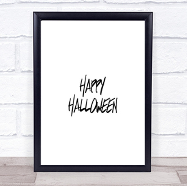 Halloween Quote Print Poster Typography Word Art Picture