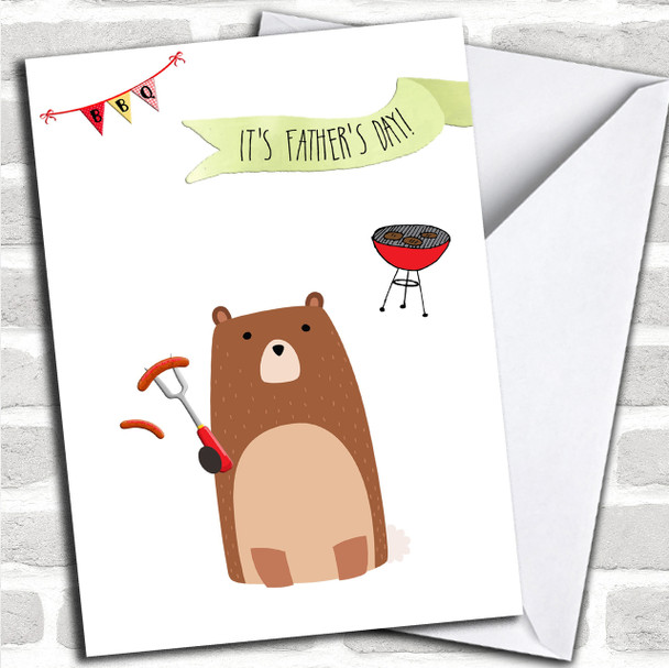 Funny Bear Grills Personalized Father's Day Card