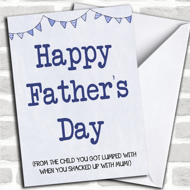 Funny Joke Stepdad Personalized Father's Day Card