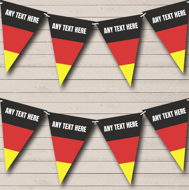 German Flag Germany Personalized Carnival, Fete & Street Party Bunting Flag Banner