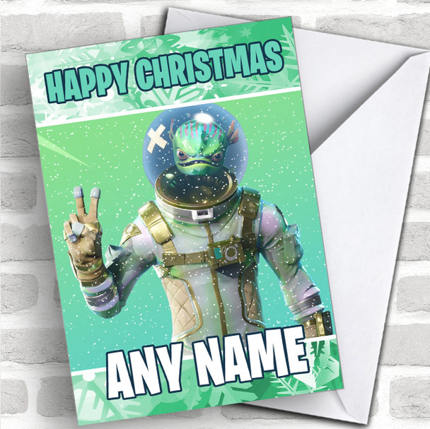 Fortnite Leviathan Personalized Children's Christmas Card