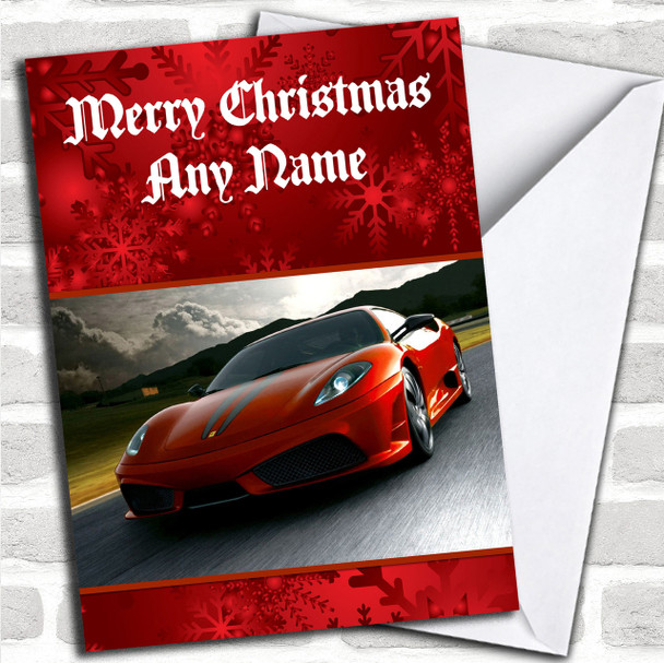 Ferrari Personalized Christmas Card