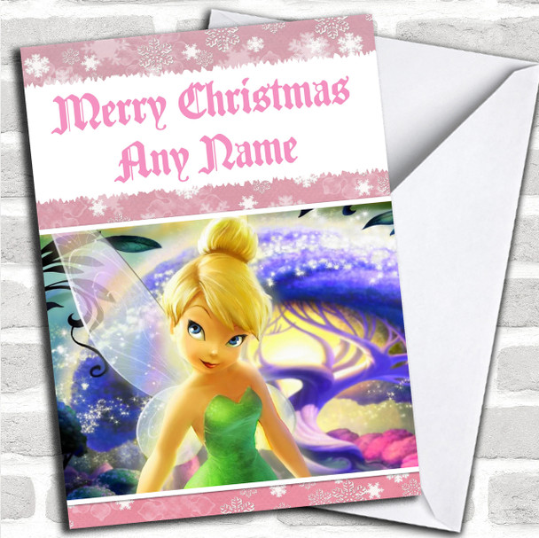 Tinkerbell Personalized Christmas Card