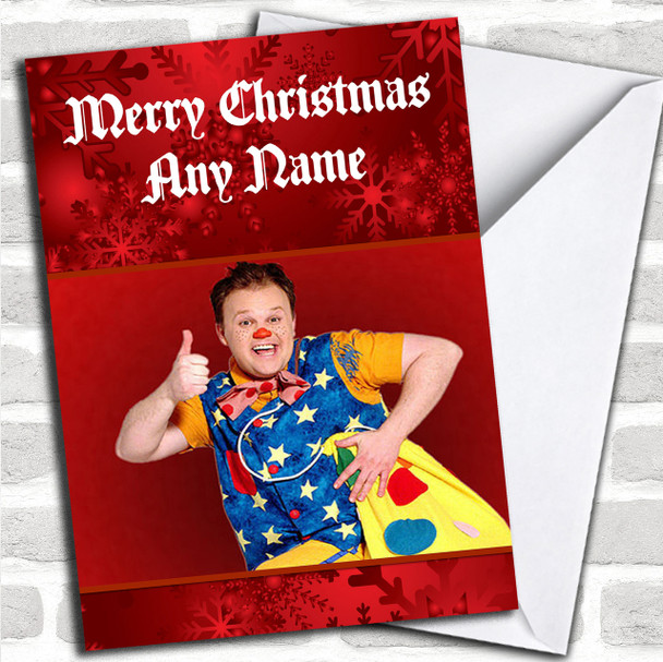 Mr Tumble Personalized Christmas Card