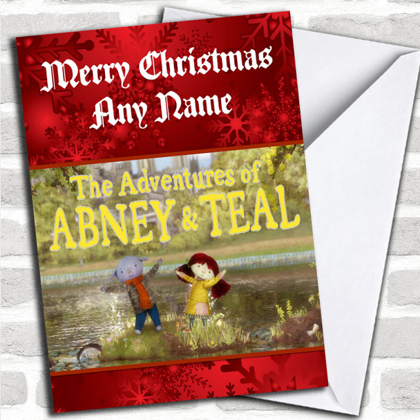 Abney And Teal Personalized Christmas Card
