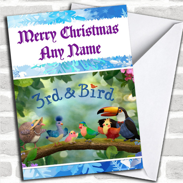 3Rd And Bird Personalized Christmas Card