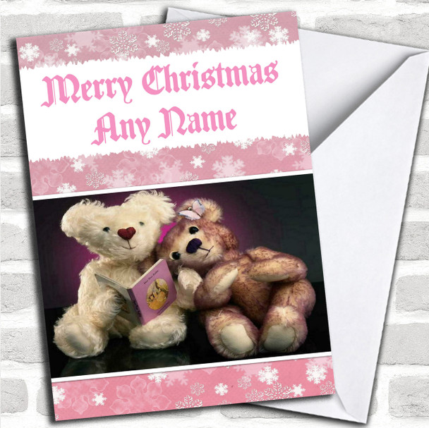 Teddy Bears Personalized Christmas Card