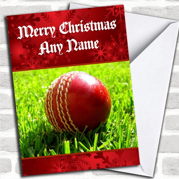 Cricket Personalized Christmas Card