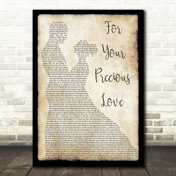 Otis Redding For Your Precious Love Man Lady Dancing Song Lyric Quote Print