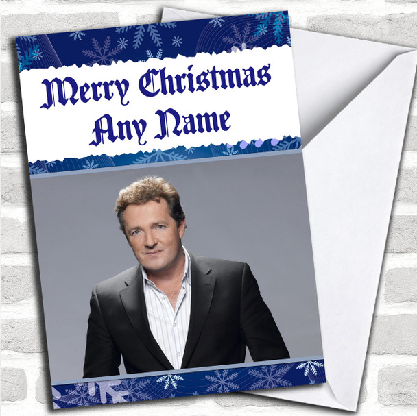 Piers Morgan Personalized  Christmas Card