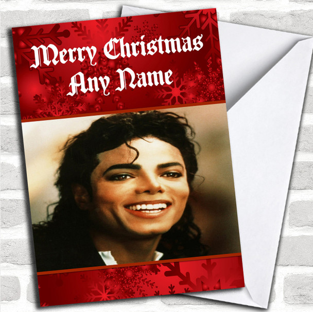 Michael Jackson Personalized  Christmas Card