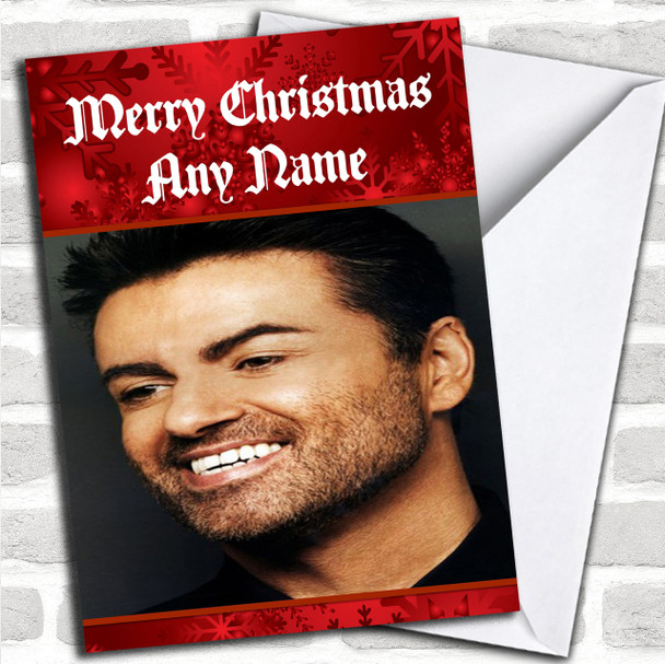 George Michael Personalized Christmas Card