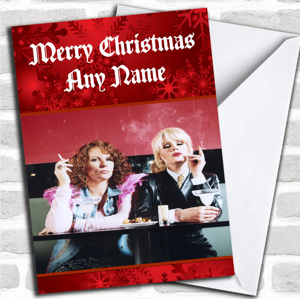 Absolutely Fabulous / Ab Fab Personalized  Christmas Card