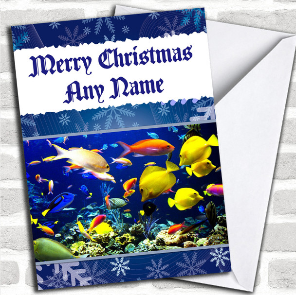 Fish Personalized Christmas Card