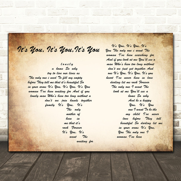 Joe Dolan It's You, It's You,It's You Man Lady Couple Song Lyric Print