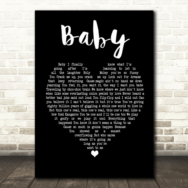 Devendra Banhart Baby Black Heart Song Lyric Music Print