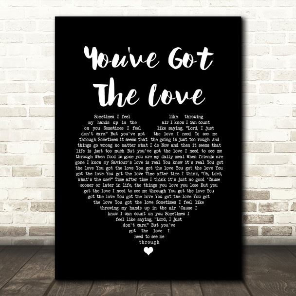 Florence + The Machine You've Got The Love Black Heart Song Lyric Music Print