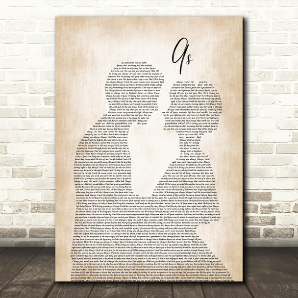 George Michael, Mary J. Blige As Man Lady Bride Groom Wedding Song Lyric Music Print
