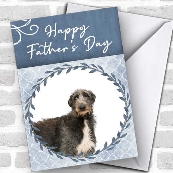 Scottish Deerhound Dog Traditional Animal Personalized Father's Day Card