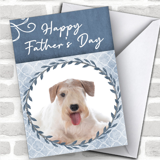 Sealyham Terrier Dog Traditional Animal Personalized Father's Day Card