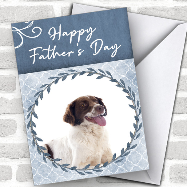 French Spaniel Dog Traditional Animal Personalized Father's Day Card