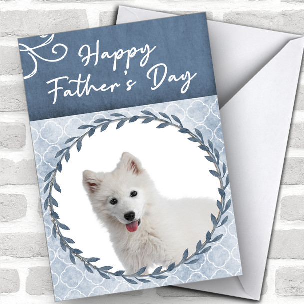 Samoyed Dog Traditional Animal Personalized Father's Day Card