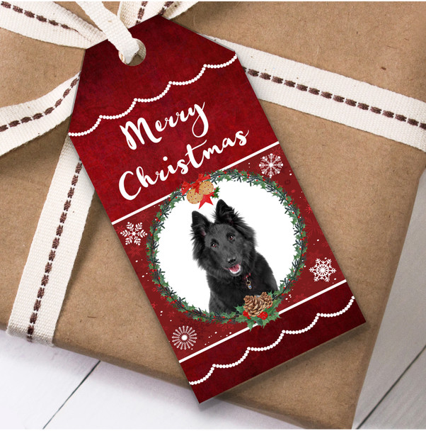 Belgian Shepherd Sheepdog Dog Christmas Gift Tags