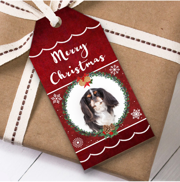 English Toy Spaniel Dog Christmas Gift Tags