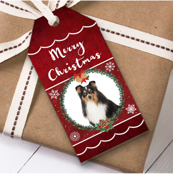 Shetland Sheepdog Dog Christmas Gift Tags