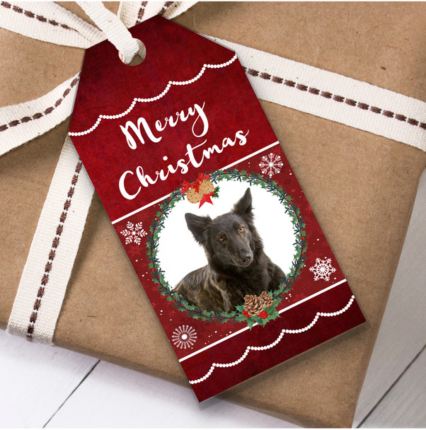 Dutch Shepherd Dog Christmas Gift Tags