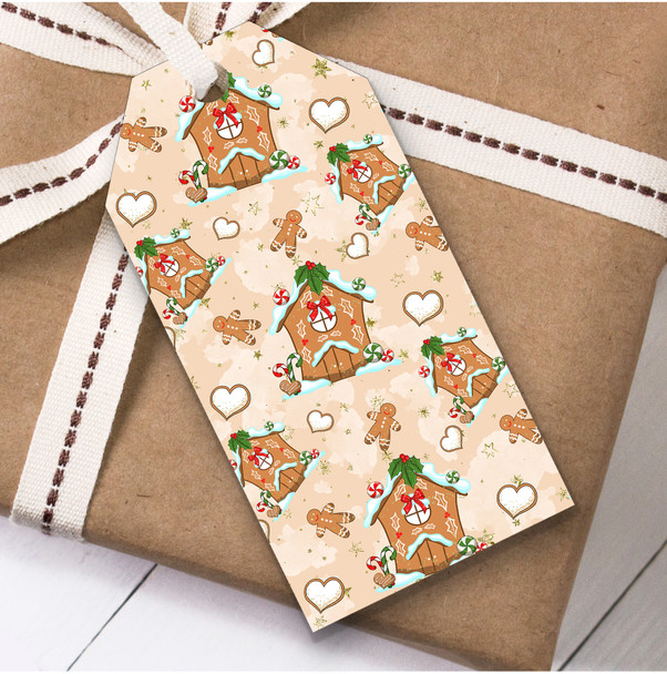 Gingerbread Houses Christmas Gift Tags