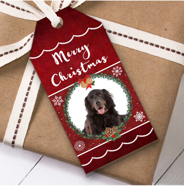 Gordon Setter Dog Christmas Gift Tags