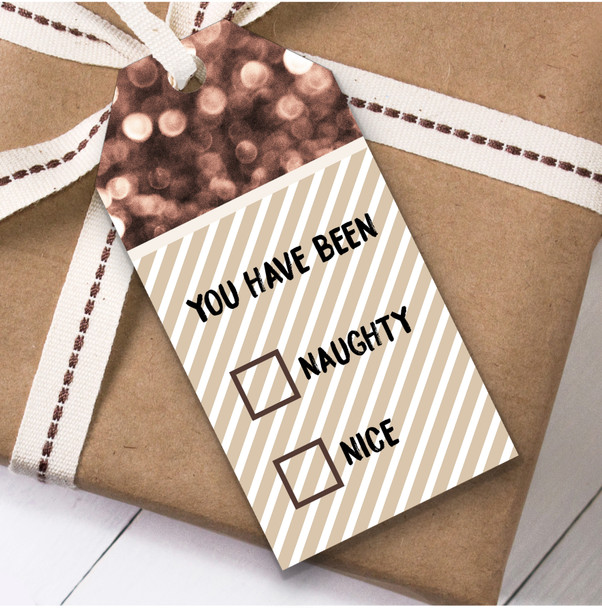 Naughty Or Nice Christmas Gift Tags