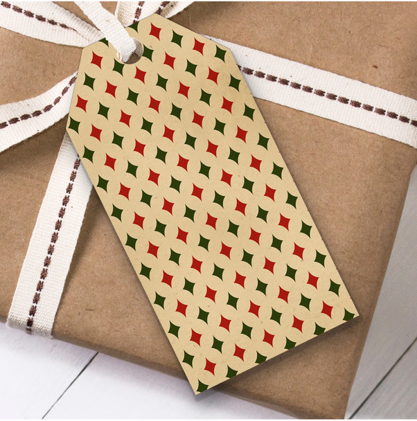 Rustic Diamonds Christmas Gift Tags