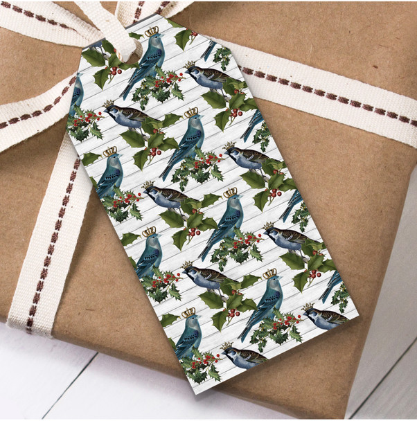 Vintage Birds Christmas Gift Tags