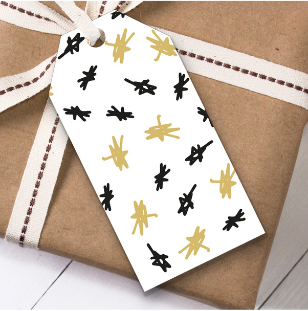 Black & Gold Christmas Gift Tags