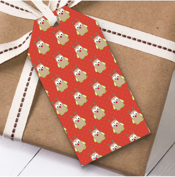 Bright Owls Christmas Gift Tags