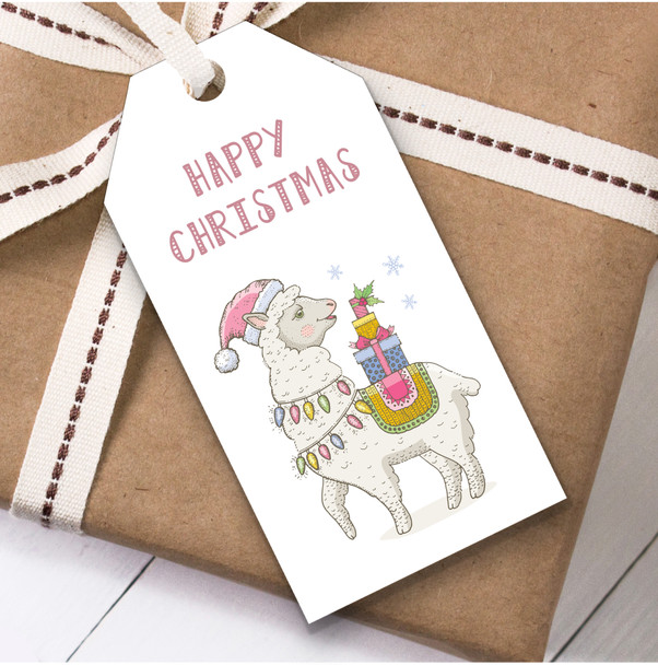 Jolly Llama Christmas Gift Tags