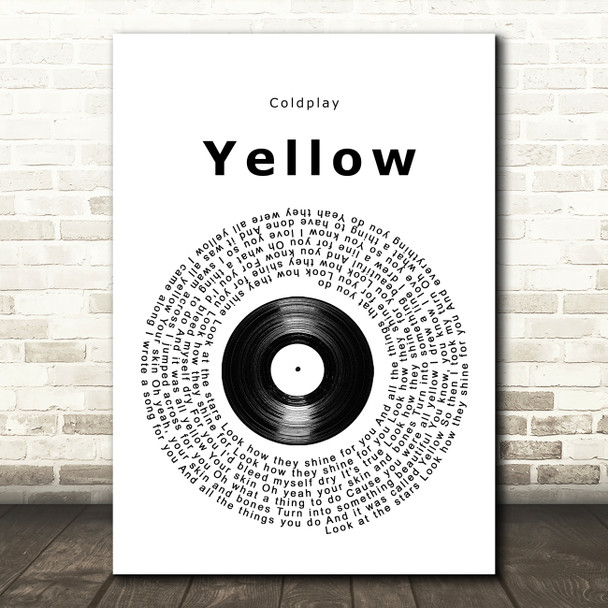 coldplay yellow album cover