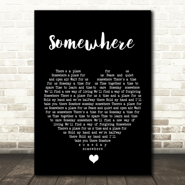 Tom Waits Somewhere Black Heart Song Lyric Quote Music Poster Print