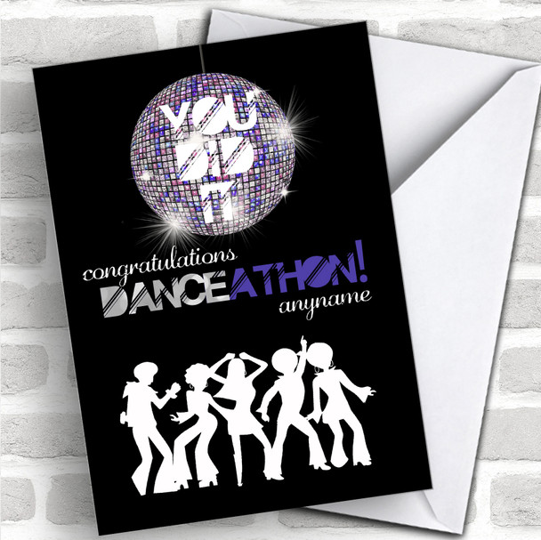 Danceathon Congratulations Personalized Greetings Card