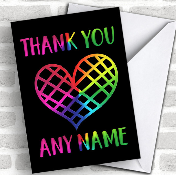 Rainbow Heart Keyworker Thank You Coronavirus Quarantine Greetings Card