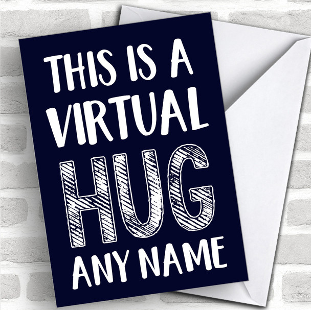 Virtual Hug Coronavirus Quarantine Greetings Card