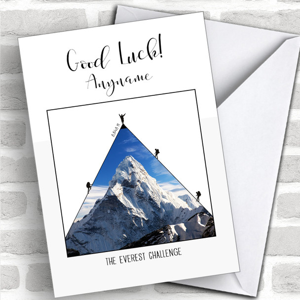 Everest Photographic Style Good Luck Personalized Good Luck Card